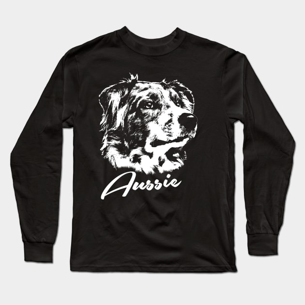 Australian Shepherd  Aussie Long Sleeve T-Shirt by Nartissima